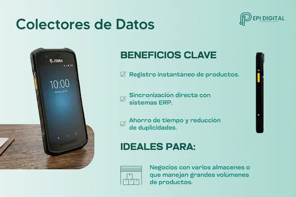 infografía sobre Colectores de Datos