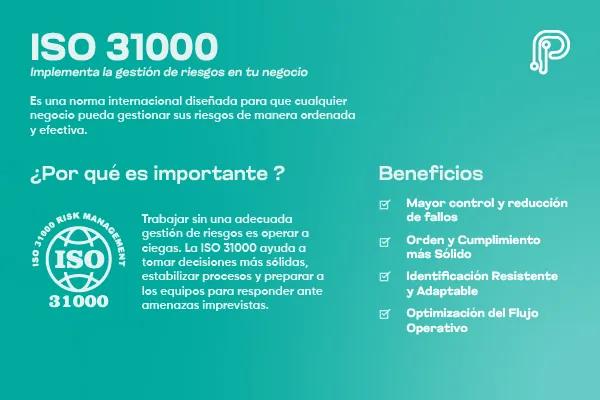 infografía sobre la normativa ISO 31000